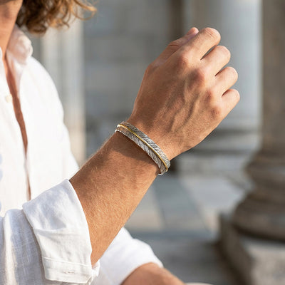 Heritage Feather Cuff | Men's Cuff