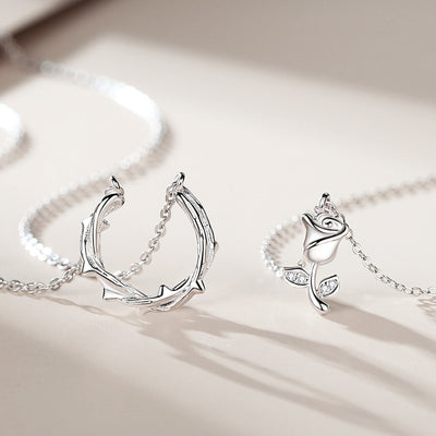 Intertwined Love Couple Necklaces