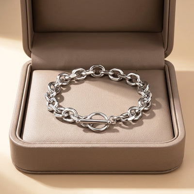 Lancelot | Men's Cable Link Toggle Bracelet