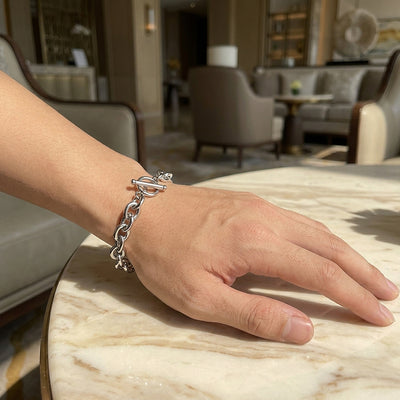Lancelot | Men's Cable Link Toggle Bracelet