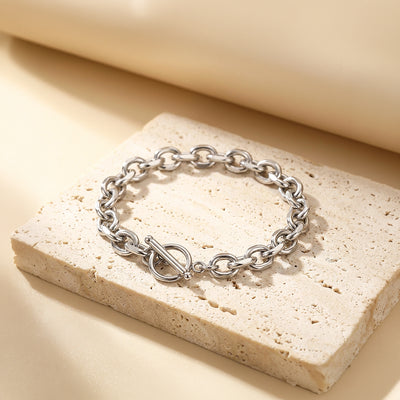 Lancelot | Men's Cable Link Toggle Bracelet