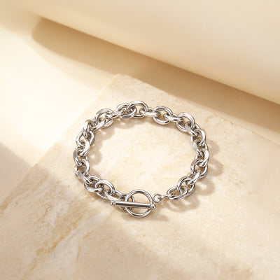 Lancelot | Men's Cable Link Toggle Bracelet