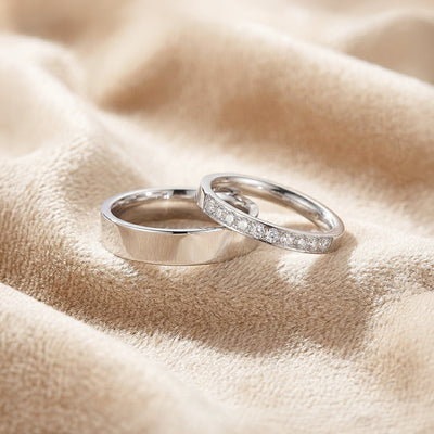 Lennan | Pavé & Minimalist Wedding Band
