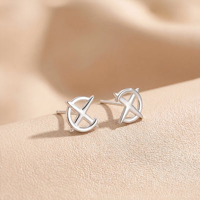 Crescent Compass Stud | Men's Earrings | ME1005