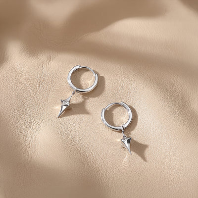Star Drop Huggie Hoop | Men's Earrings | ME1016