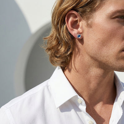 Cluster Halo Stud | Men's Earrings | ME1017
