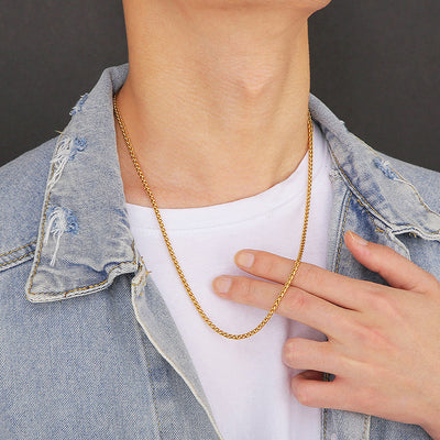Wheat Chain | Men's Necklace | MN1068