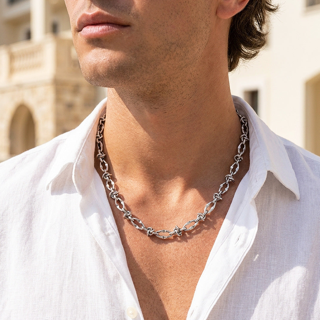 Knot Link Chain | Men's Necklace | MN1084