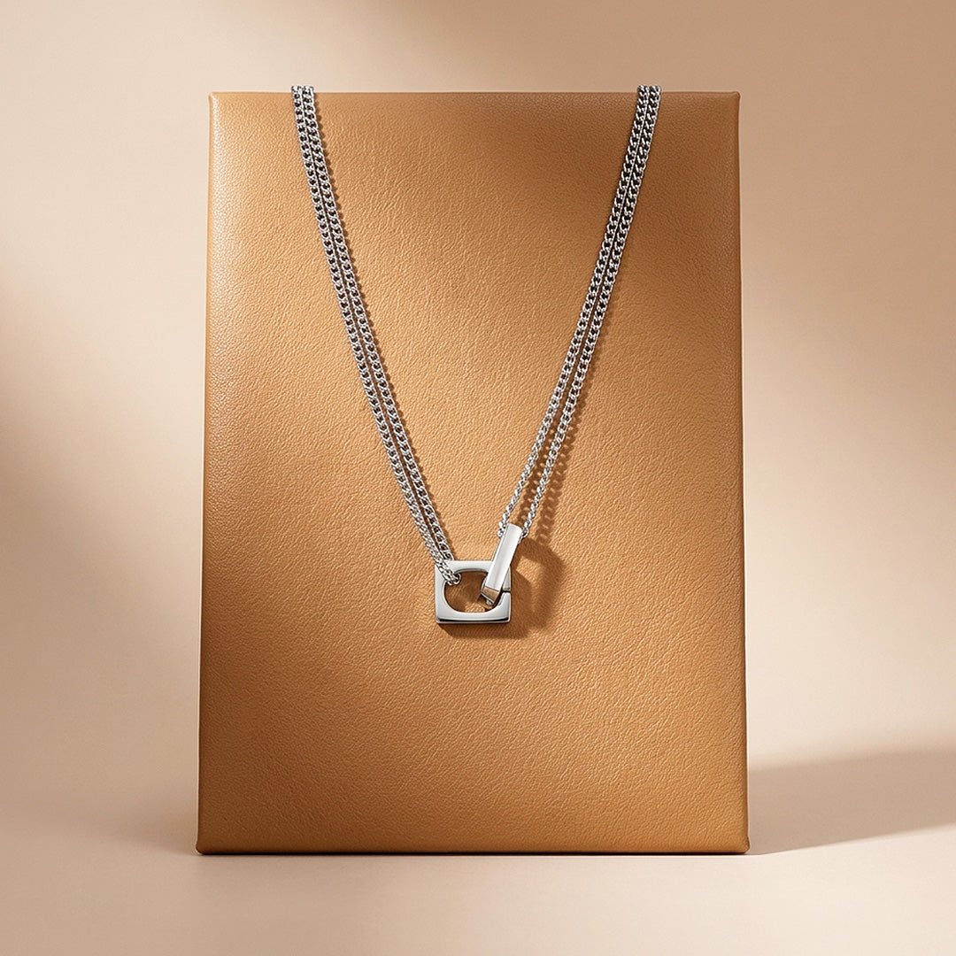 Ring Bar Pendant | Men's Necklace | MN1085
