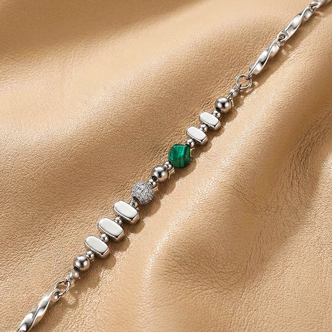 Mixed Bead & Bar Link | Men's Necklace | MN1086