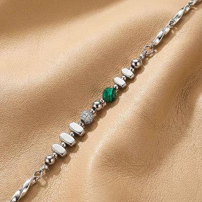 Mixed Bead & Bar Link | Men's Necklace | MN1086