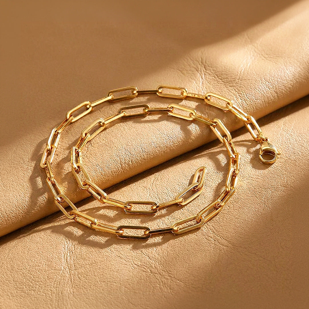Paperclip Link Chain | Men's Necklace | MN1087