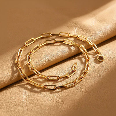 Paperclip Link Chain | Men's Necklace | MN1087