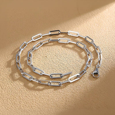 Paperclip Link Chain | Men's Necklace | MN1087
