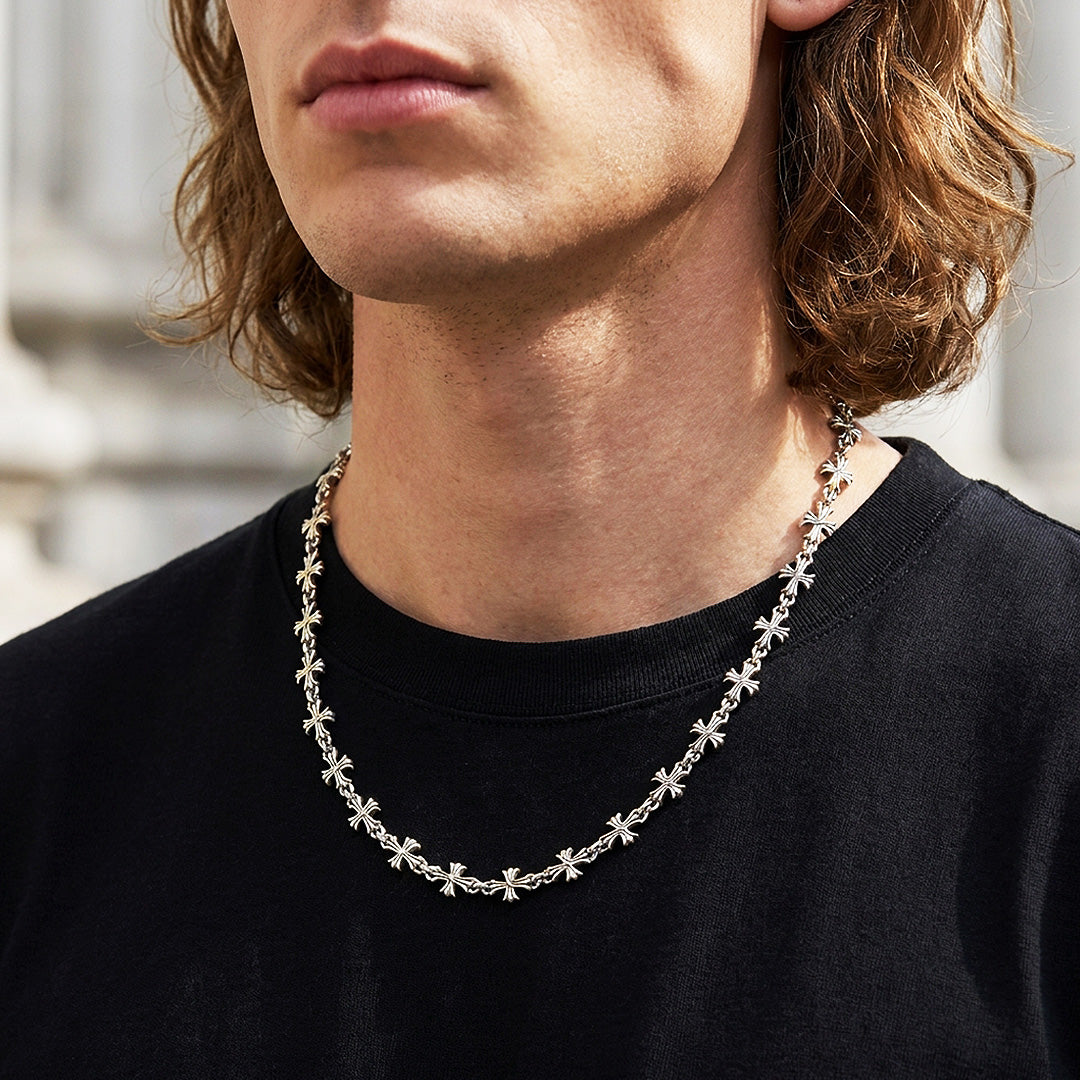 Cross Link Chain | Men's Necklace | MN1094