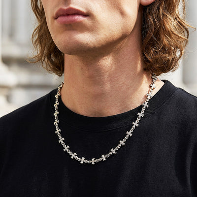 Cross Link Chain | Men's Necklace | MN1094