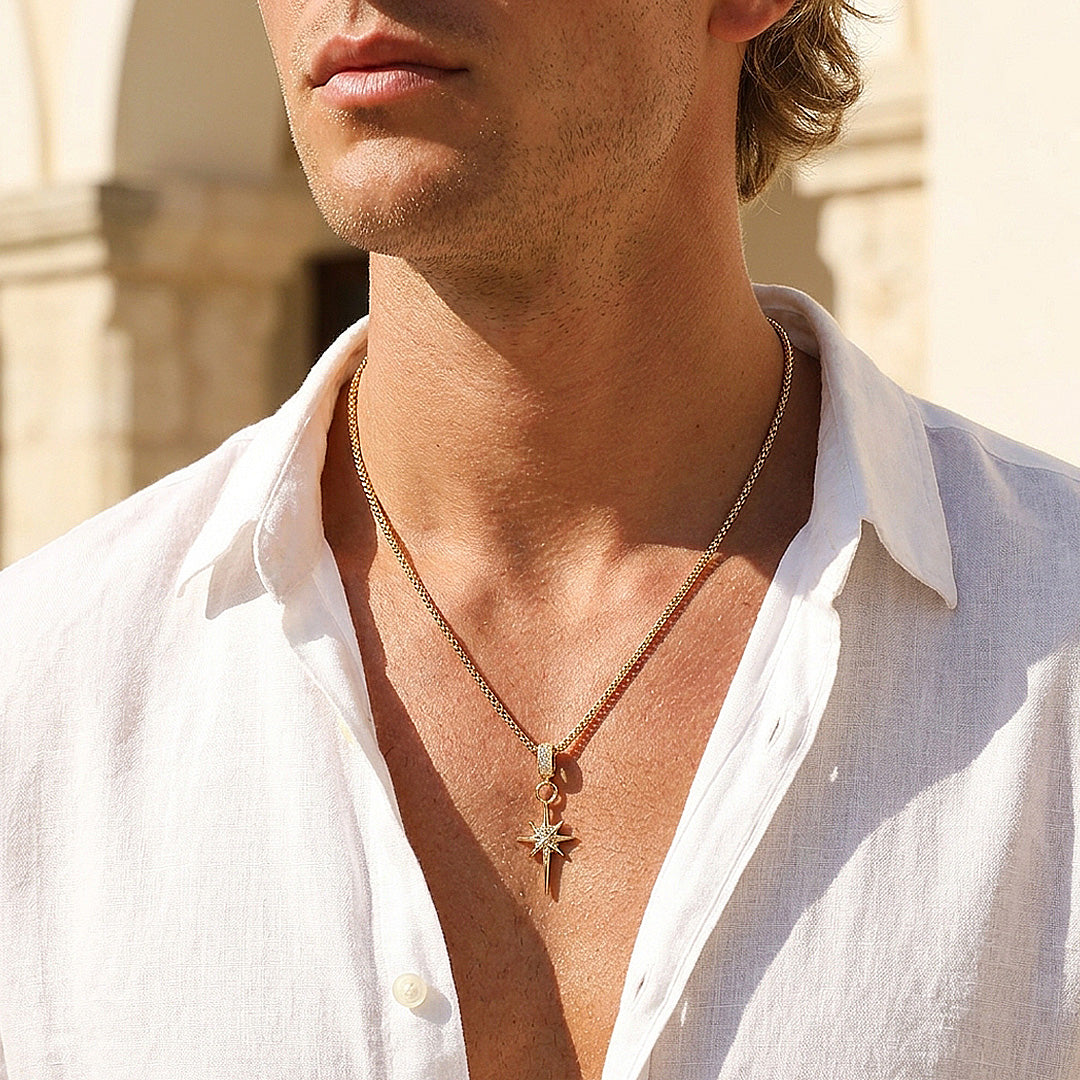 North Star Pendant | Men's Necklace | MN1097
