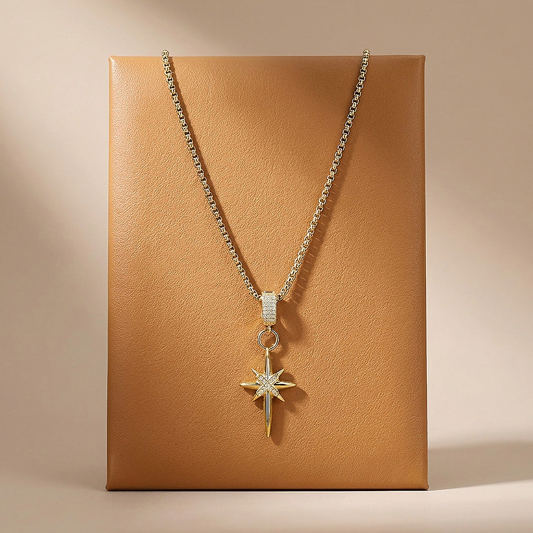 North Star Pendant | Men's Necklace | MN1097