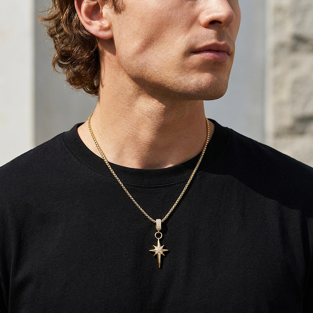 North Star Pendant | Men's Necklace | MN1097