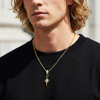North Star Pendant | Men's Necklace | MN1097