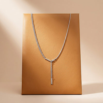 Y-Drop Bar Pendant | Men's Necklace | MN1098