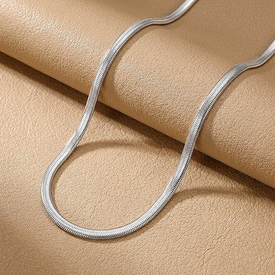 Flat Snake Chain | Men's Necklace | MN1100