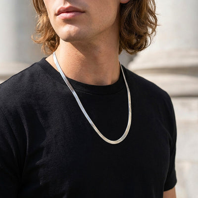 Flat Snake Chain | Men's Necklace | MN1100