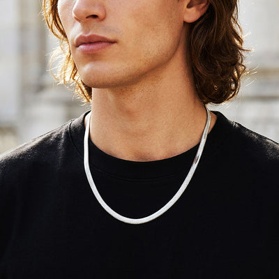 Flat Snake Chain | Men's Necklace | MN1100