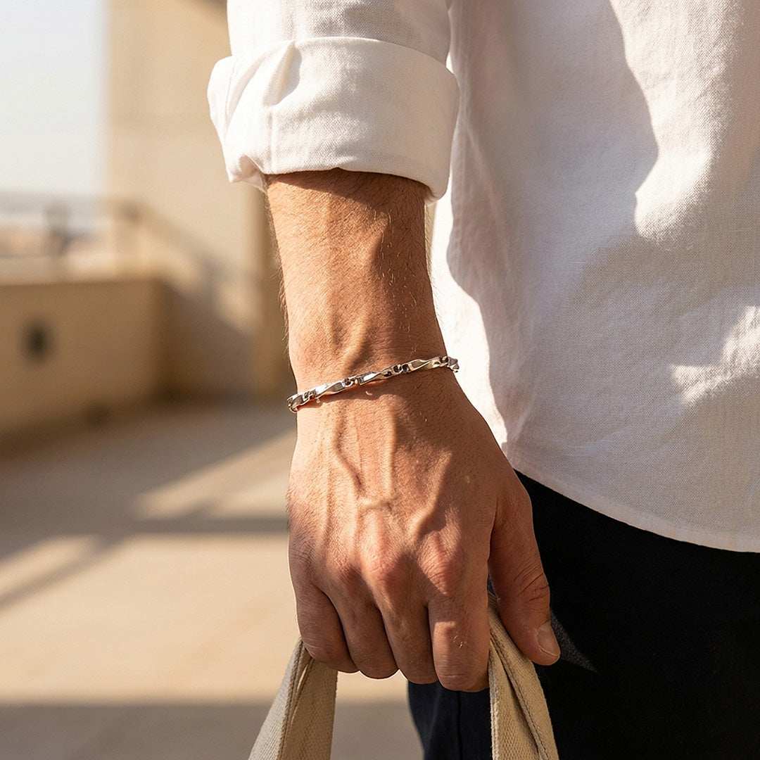 Metro Sleek | Men's Stainless Steel Bracelet
