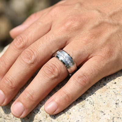 Paxton | Brushed Tungsten Carbide Ring | Men's Ring
