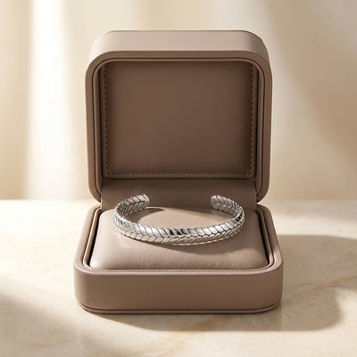 Percival Silver | Men's Braided Metal Cuff