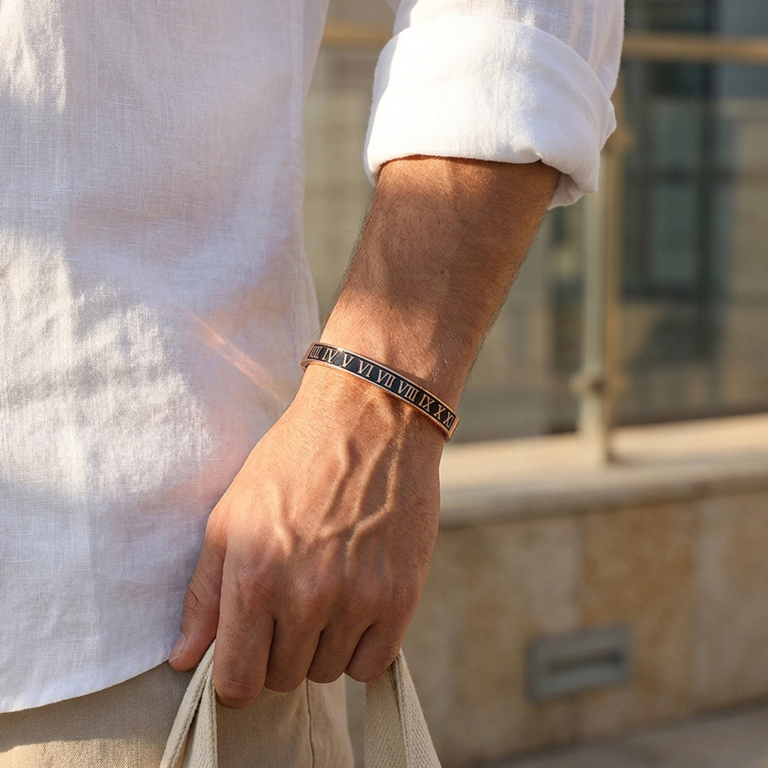 Roman Numeral | Men's Bangle