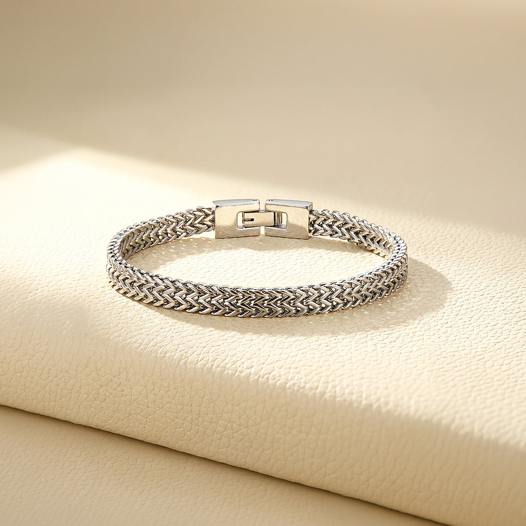Silver Dragon Scales | Men's Chain Bracelet