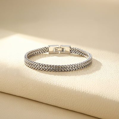 Silver Dragon Scales | Men's Chain Bracelet