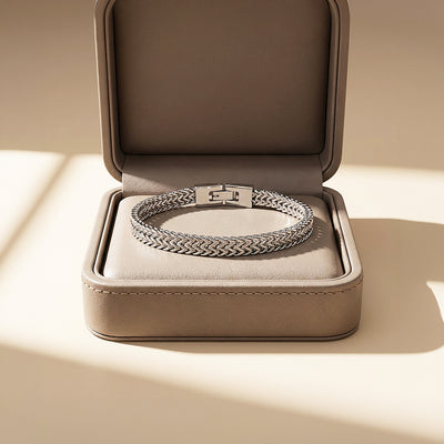 Silver Dragon Scales | Men's Chain Bracelet