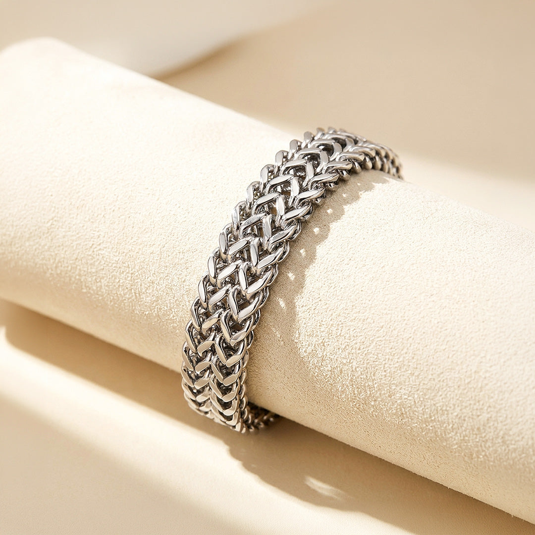 Silver Shield | Men's Bracelet