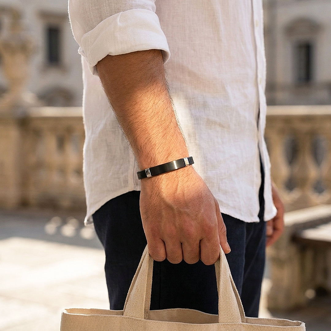 The Merlin Band | Men's Leather Bracelet