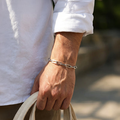 The Mordred Armlet | Men's Paperclip Chain Bracelet