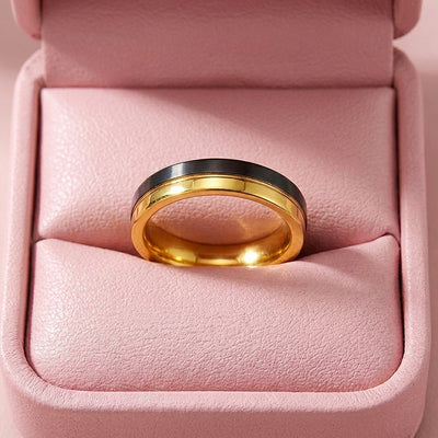 Toffee | Asymmetrical Brushed Dual Tone Tungsten Carbide