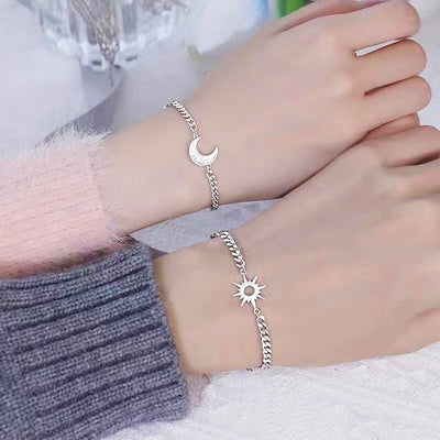 Two Halves of Heaven Couple Bracelets