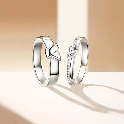 Unity Knot Couple Rings