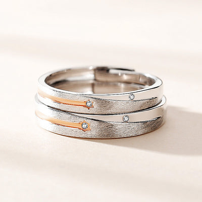 Wishing Stars Couple Rings