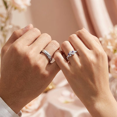 Wisteria | Couple Rings