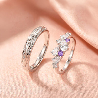 Wisteria | Couple Rings