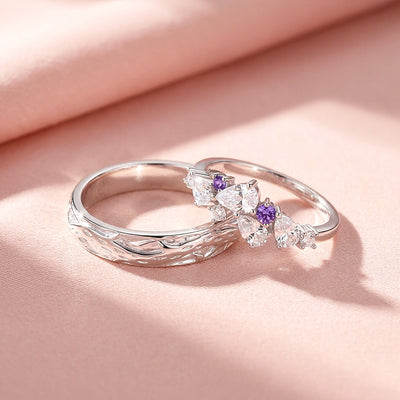 Wisteria | Couple Rings