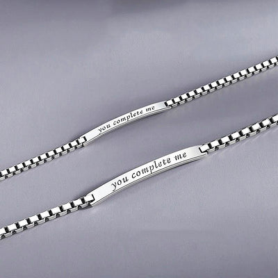 You Complete Me Couple Bracelets