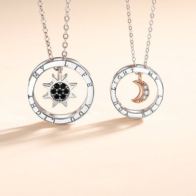 You Light Up My Life Couple Necklaces