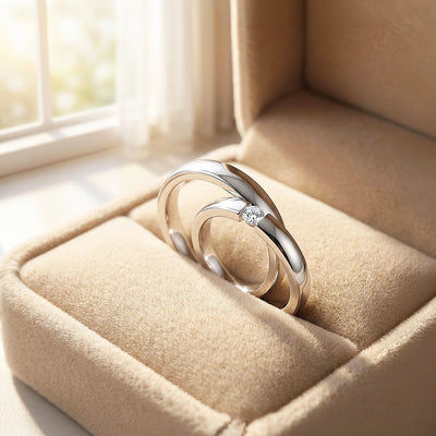 Cotton | High-Polish Tension Wedding Band