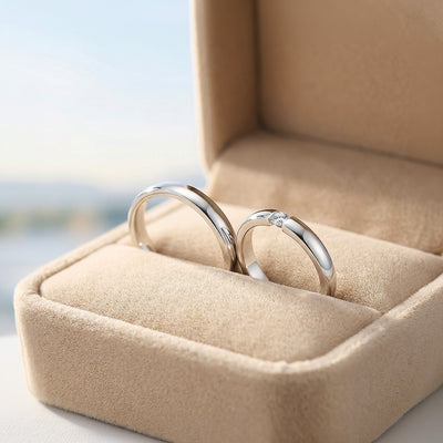 Cotton | High-Polish Tension Wedding Band